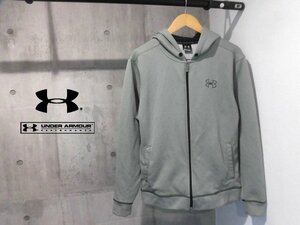 UNDER ARMOUR/アンダーアーマー 裏メッシュスウェット ジップパーカーM/ZIPフーディ/パーカー/灰 グレー/メンズ/MTR7380