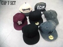 7点セット USED 帽子 ベースボールキャップ/NEWERA ニューエラ FAT スラッシャー アソート まとめ売り メンズ 卸売り フリマ商材 ベール 卸_画像1