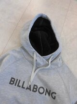 BILLABONG ビラボン 撥水パーカーM/裏地フリース プルオーバー フーディ/グレー/メンズ/AG014-011/スノーボード 春スノボ_画像5