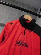 DESCENTE デサント XGN 中綿入り ハーフジップジャケットM/プルオーバー ウィンドブレーカー/赤 レッド/メンズ/D0R-A9201/野球_画像4