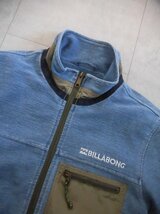 BILLABONG ビラボン AJ012-Z07 ロゴ刺繍 スウェット ジップ ジャケットS/メンズ/サーフ スノーボード_画像6