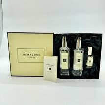 新品同様☆残量多 JO MALONE ジョーマローン コロン 3点セット バジル&ネロリ ウッドセージ&シーソルト ピオニー&ブラッシュ スエード 4058_画像1