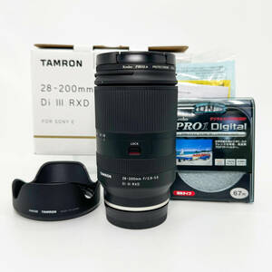 ◆美品・元箱付◆タムロン TAMRON A071 / 28-200mm F2.8-5.6 Di III RXD / SONY ソニーEマウント レンズ 軽量 望遠 旅行用 レンズ