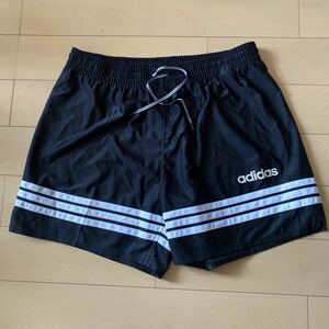Adidas アディダス サッカーパンツ　ショートパンツ　サイズO 黒　デサント製