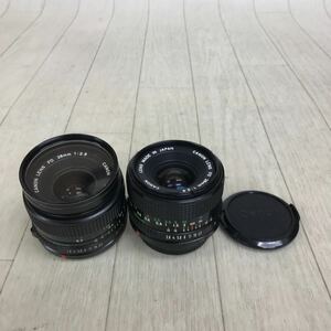 B1772 レトロ 同一 2点 まとめ キャノン CANON LENS FD 28mm 1:2.8 カメラレンズ 当時物 動作未確認 ジャンク