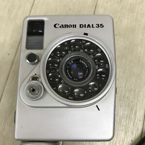 B1773 レトロ Canon キヤノン DIAL35 フィルムカメラ SE 28mm 1:2.8 当時物 動作未確認 ジャンクの画像3