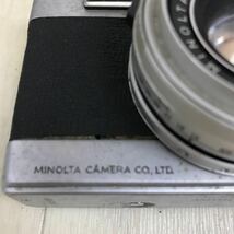 B1808 レトロ 希少 MINOLTA repo-S ミノルタ ROKKOR-PF 1:1.8 32mm レンジファインダー 当時物 現状品 動作未確認 ジャンク_画像3