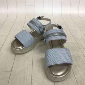 13481 BEAUFORT KOBE view four to lady's sandals light blue series size S(22.0~22.5cm rank ) women's shoes made in Japan 