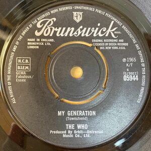 The Who / My Generation UK Original