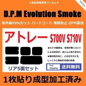 ◆１枚貼り成型加工済みフィルム◆ アトレー S700V S710V　【EVOスモーク】 D.P.M Evolution Smoke ドライ成型