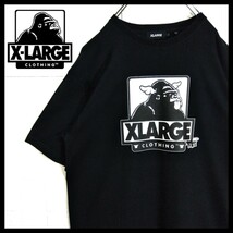 《X-LARGE》ディーフェイス コラボ 　Tシャツ　ロゴプリント　半袖_画像1