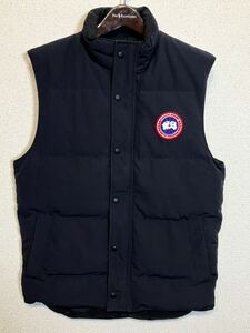 カナダグース CANADA GOOSE ダウンベスト 黒 US購入 サイズM(USサイズ) 1オーナー