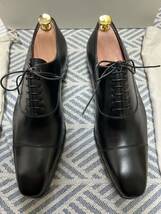 正規店購入　新品　サントーニ　santoni 革靴　黒_画像1