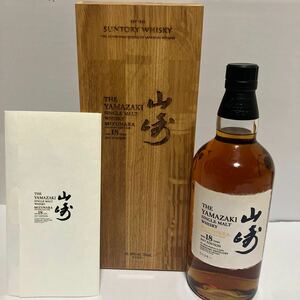 山崎 18年 MIZUNARA 2017エディション 700ml 木箱 冊子付 THE YAMAZAKI AGED18YEARS 2017 EDITION