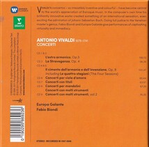 ビオンディ&エウローパ・ガランテ ヴィヴァルディ:協奏曲集 9CD 輸入盤(ERATO)_画像2