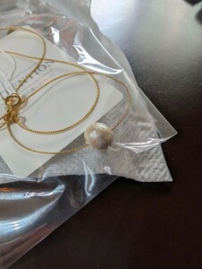 【新品 タグ付き】コットンパールネックレス メルローズ パール 真珠 ネックレス