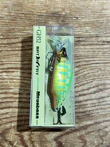 メガバス　GREATHUNTING　GH52 BAT A FRY　バタフライ #7 DD LIME BACK GOLD OB 新品