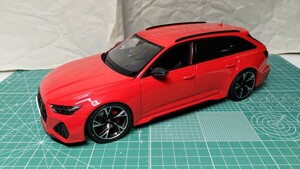 KILO works 1/18 Audi RS6 C8 Avant レッド　