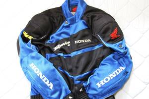 ☆ HONDA HRC メッシュ ツーリングジャケット LLサイズ 青 中古 ☆