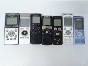 ユ■/Zこ7583　オリンパス OLYMPUS ICレコーダー/PJ-20、DS-700、VN-541PC、VN-7300、VN-6200他 簡易録音再生OK ジャンク 7台 保証無