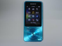 ユ■/Zこ7607　SONY ソニー WALKMAN ウォークマン NW-S14 ブルー 8GB 再生OK ジャンク 保証無_画像1