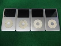 ユ■IP537　♪Apple iPod classic 160GB 4台セット Model No:A1238 ジャンク_画像1