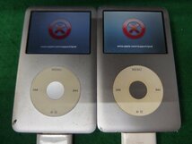 ユ■IP537　♪Apple iPod classic 160GB 4台セット Model No:A1238 ジャンク_画像2