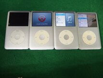 ユ■IP545　♪Apple iPod classic 160GB 4台セット Model No:A1238 ジャンク_画像1