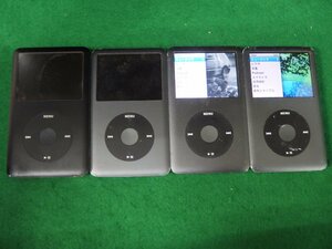 ユ■IP546　♪Apple iPod classic 160GB 4台セット Model No:A1238 ジャンク