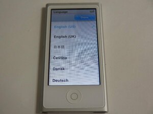 ユ■IP553　♪Apple iPod nano A1446 第7世代 16GB 初期化済 現状品