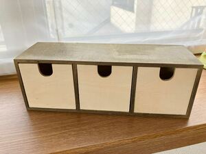☆☆ 木製ボックス　３段　縦置き　横置き