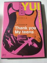 ＤＶＤ　YUI First Live DVD Thank you My teens 管理（Ｌ_画像1