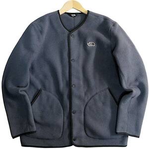 新品◆THE NORTH FACE◆FLEECE CARDIGAN JACKET フリース カーディガン ジャケット XL グレー◆ノースフェイス◆J2059a