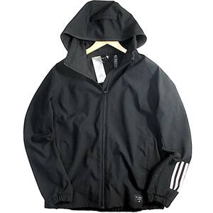 定1.2万 新品◆adidas◆撥水 ウインドブレーカー ジャケット ID 2.0 ウォーム ウインドジャケット O(XL) 黒◆アディダス◆aea J2122