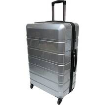 【訳アリ】【未使用】◆スーツケース 96L シルバー 大型 軽量◆TSA ロック キャリーケース キャリーバッグ◆J2161_画像1