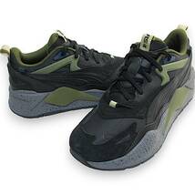 定1.6万 新品◆PUMA◆RS-X エフェクト スペックル スニーカー 27.0cm ブラック/オリーブ◆プーマ 394791◆J2180_画像1