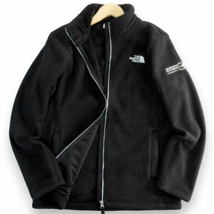 新品◆THE NORTH FACE◆裏ボア ロゴ刺繍 LOYALTON ZIP UP ロイヤルトン ジップアップ フリース ジャケット XL 黒◆ノースフェイス◆J2009a