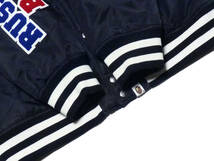 BAPE X RUSSELL エイプ COLLEGE VARSITY JACKET ワッペン スタジャン ジャケット XL_画像7