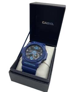 〈時計〉CASIO カシオ G-SHOCK GA-310 ブルー系　メンズ　アナデジ　クォーツ　腕時計【中古/現状品】004299-④