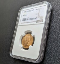 ★1円スタート 金貨 鑑定 1963年 イギリス ヤングヤングエリザベス 1ソブリン金貨 1SOV ロイヤルミント 鑑定 NGC MS64 金貨,銀貨を多数出品_画像5