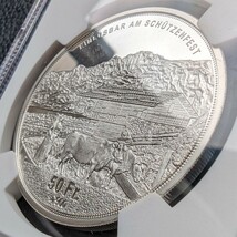 ★1円スタート 銀貨 高鑑定品 2023年 スイス 現代射撃祭 50フラン銀貨 オヴァルデン 女神 鑑定 NGC PF69 ULTRA CAMEO 金貨銀貨多数出品中_画像9