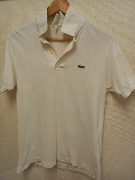 LACOSTE　ポロシャツ　L1212 文字ワニ