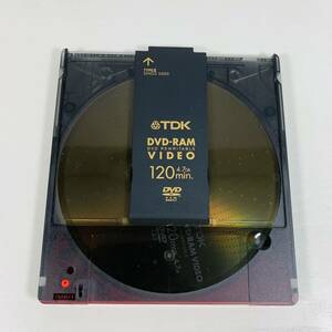 中古品　ジャンク　TDK DVD-RAM カートリッジ付き VIDEO 120min 4.7GB 動作未確認