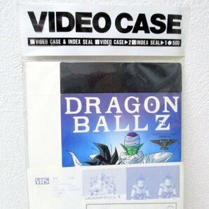 デッドストック 90年代 当時物 絶版 ドラゴンボールZ VHS用 ビデオケース 悟空 Super Saiyanインデックスシール 鳥山明 少年ジャンプの画像5