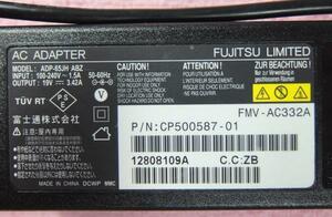  Fujitsu AC adapter ADP-65JH AB FMV-AC332A 19V 3.42A