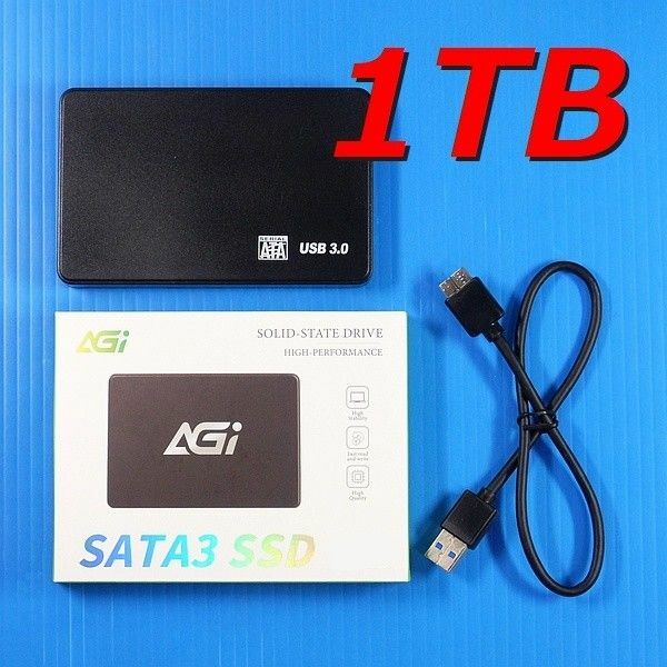 【SSD 1TB】AGI AI238 AGI1K0GIMAI238 w/USBポータブルケース