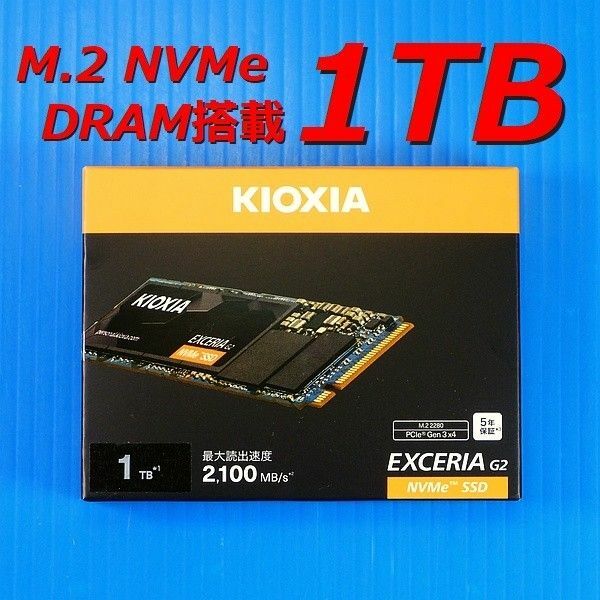 【SSD 1TB】KIOXIA EXCERIA SSD-CK1.0N3G2