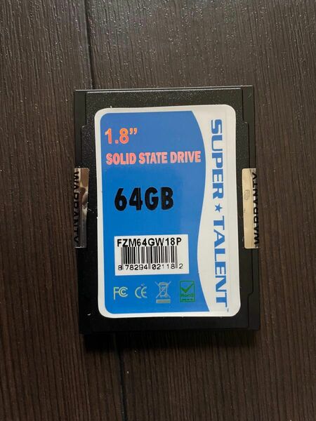 Super talent 1.8inch ssd 64GB FZM64GW18P