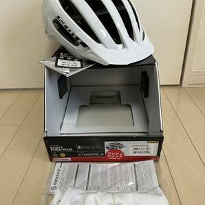 【新品未使用】SCOTT スコットFUGA PLUS size L 59-61cm White 白 アジアンフィット ASIAN FIT バイクヘルメット BIKE HELMET の画像2