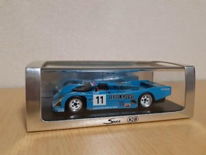 ◆絶版 Spark LEYTON HOUSE Porsche 962C LM 1989 #11 G・Fouche 岡田秀樹 関谷正徳 国際貿易別注 KBS008◆